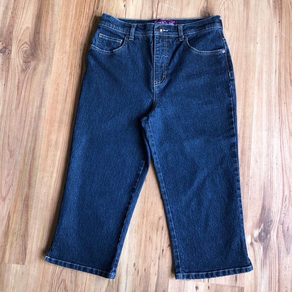 Gloria Vanderbilt Capri Jeans Amanda Denim Size 6